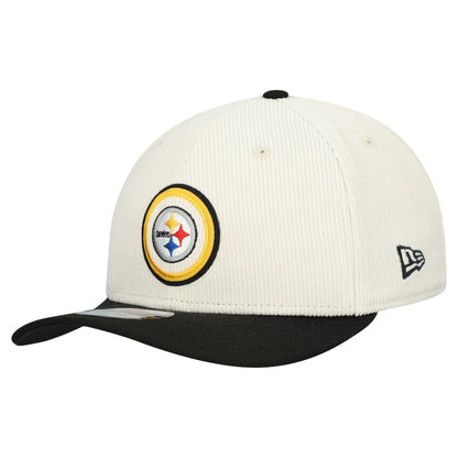 Pittsburgh Steelers New Era Loyal Corduroy 9SEVENTY Adjustable Hat - Stone sale