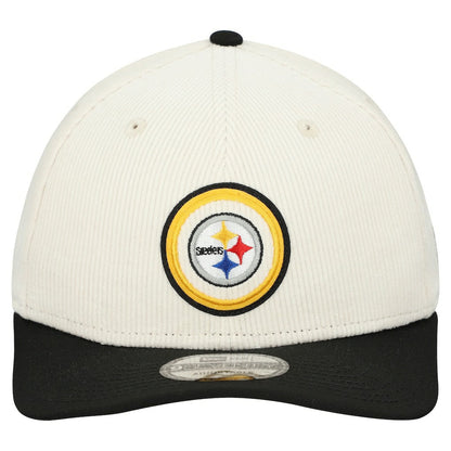 Pittsburgh Steelers New Era Loyal Corduroy 9SEVENTY Adjustable Hat - Stone sale