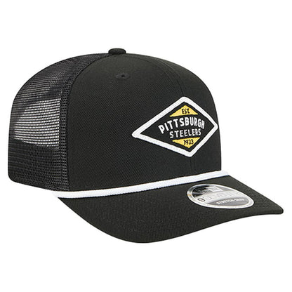 Pittsburgh Steelers New Era Team 9SEVENTY Adjustable Hat - Black discount