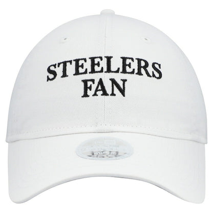 Pittsburgh Steelers New Era Women's Team Fan 9TWENTY Adjustable Hat - White online