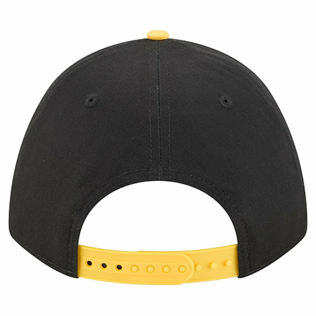 Pittsburgh Steelers New Era Arch COOLERA 9FORTY A-Frame M-Crown Adjustable Hat - Black sale