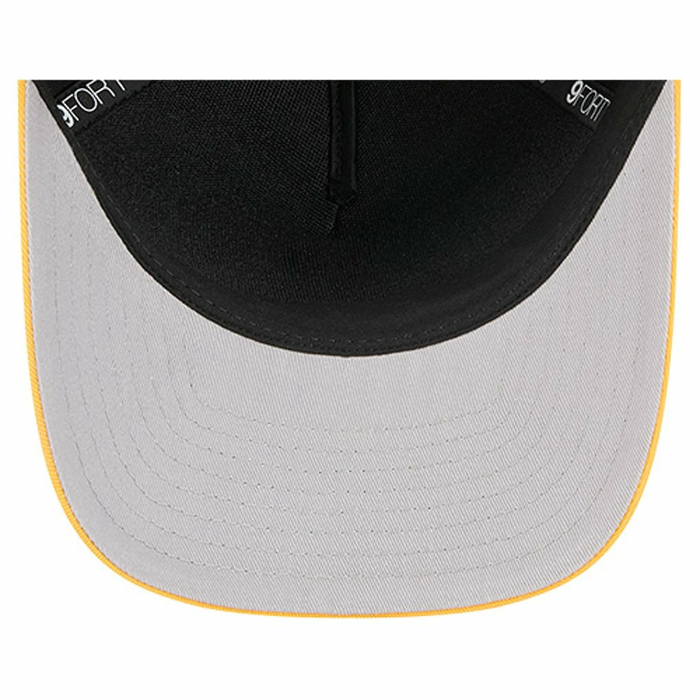 Pittsburgh Steelers New Era Arch COOLERA 9FORTY A-Frame M-Crown Adjustable Hat - Black sale