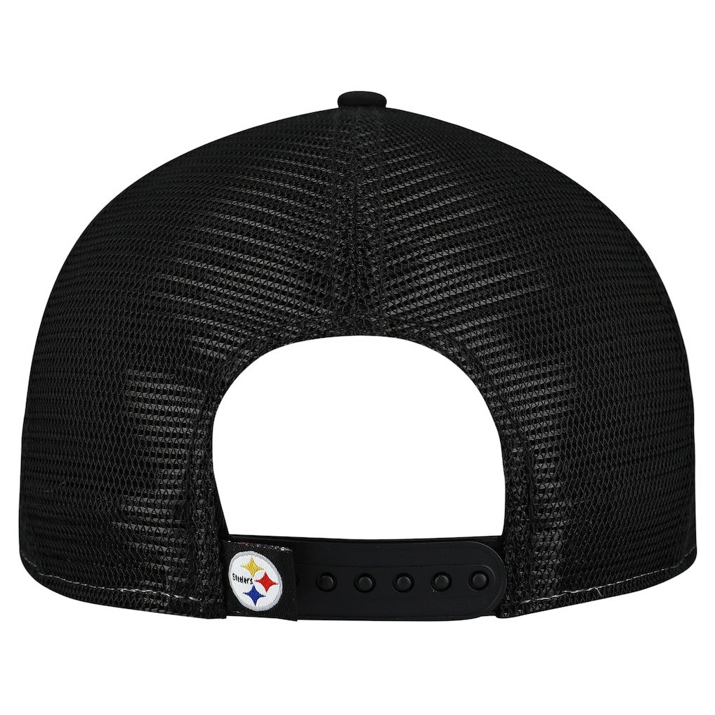 Pittsburgh Steelers New Era Outdoor Split Panel 9FIFTY Snapback Hat - Gold/Black for sale