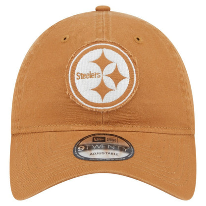 Pittsburgh Steelers New Era Stamp 9TWENTY Adjustable Hat - Brown on sale