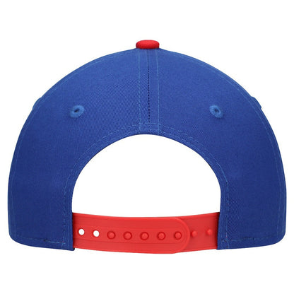 Buffalo Bills New Era Preschool Arch COOLERA 9FORTY A-Frame M-Crown Adjustable Hat - Royal/Red on sale