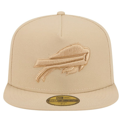 Buffalo Bills New Era Color Pack A-Frame 59FIFTY Fitted Hat - Light Beige on sale