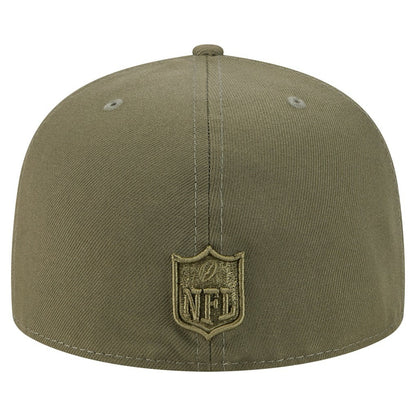 Miami Dolphins New Era Color Pack A-Frame 59FIFTY Fitted Hat - Olive cheap