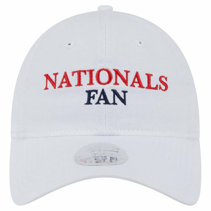 Washington Nationals Women's Team Fan 9TWENTY Adjustable Hat - White | New Era