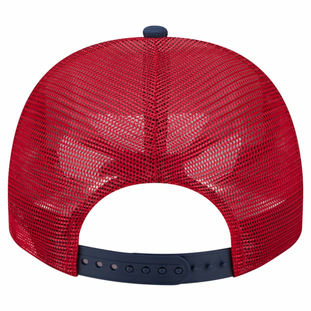 Washington Nationals Banner A-Frame 9FIFTY Trucker Snapback Hat - Cream/Red | New Era