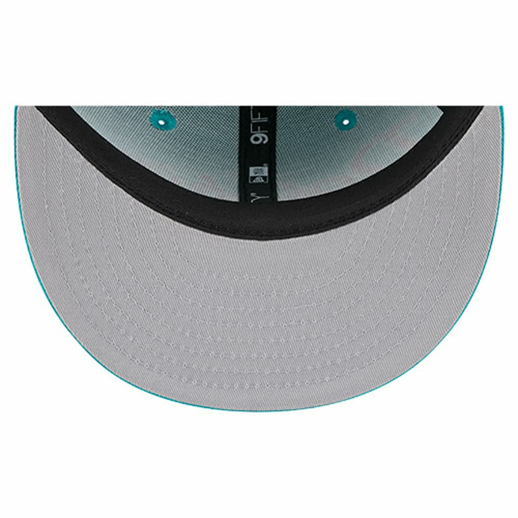 Miami Dolphins New Era Youth Main Script 9FIFTY Snapback Hat - Aqua outlet