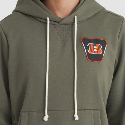 Cincinnati Bengals Women's 2025 Salute to Service Sideline Standard Issue Dri-FIT Hoodie - Olive | Nike for sale