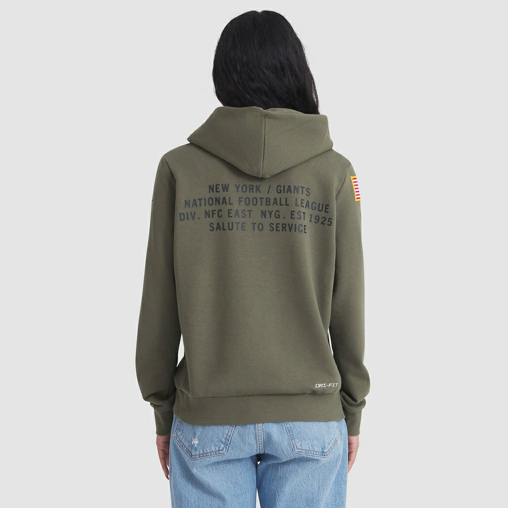 New York Giants Women's 2025 Salute to Service Sideline Standard Issue Dri-FIT Hoodie - Olive | Nike discount