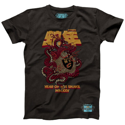 Cleveland Cavaliers NBALab x Hyperfly Unisex Year of the Snake Lunar New Year Collection T-Shirt sale - Heather Black on sale