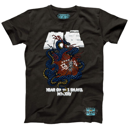 San Antonio Spurs NBALab x Hyperfly Unisex Year of the Snake Lunar New Year Collection T-Shirt - Heather Black cheap