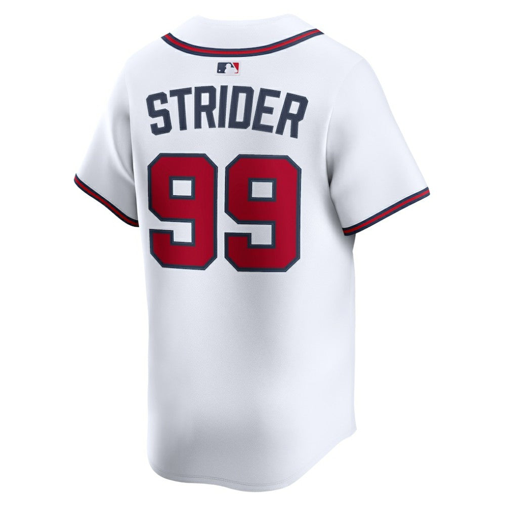 Spencer Strider Atlanta Braves Home Limited Player Jersey - White | Nike