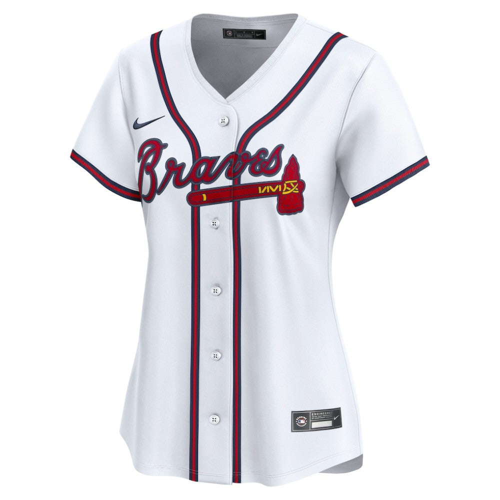 Ozzie Albies Atlanta Braves Women's Home Limited Player Jersey - White | Nike