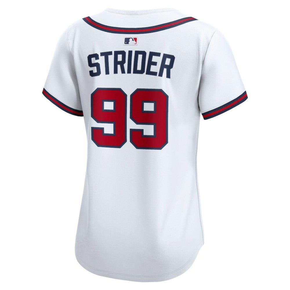Spencer Strider Atlanta Braves Women's Home Limited Player Jersey - White | Nike