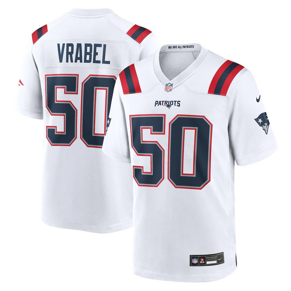 Mike Vrabel New England Patriots Retired Player Game Jersey - White | Nike cheap