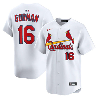 Nolan Gorman St. Louis Cardinals Home Limited Player Jersey - White | Nike
