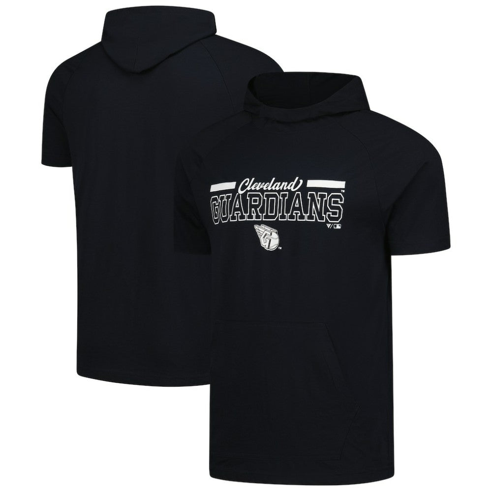 Cleveland Guardians Levelwear Phase Vanguard Hoodie T-Shirt - Black