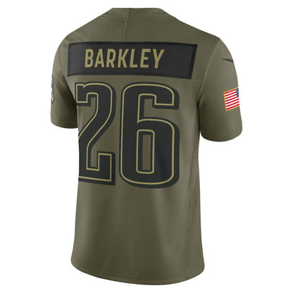 Saquon Barkley Philadelphia Eagles 2025 Salute to Service Limited Jersey - Olive | Nike online