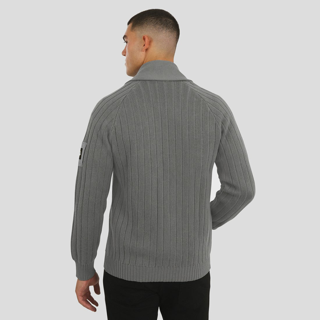 Green Bay Packers J. Palmer The Playmaker Cardigan Raglan Sweater - Graphite on sale
