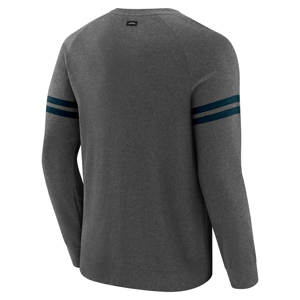 Chicago Bears J. Palmer Players Lounge Raglan Tri-Blend Sweatshirt - Dark Heather Gray outlet