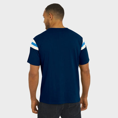 Tennessee Titans Darius Rucker Collection Football Stripe Sleeve T-Shirt - Navy for sale