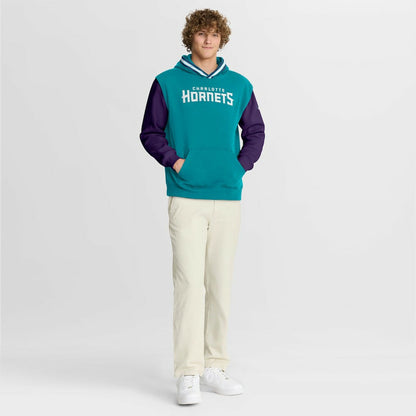Charlotte Hornets Half Court Shot Clock Fastbreak Hoodie - Teal/Purple | Fanatics sale