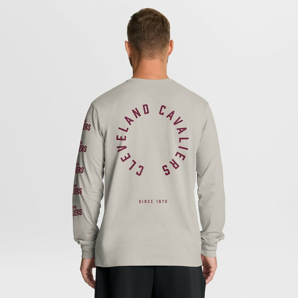 Cleveland Cavaliers Crossover Collection Ball Screen Action Premium Long Sleeve T-Shirt sale - Cream | Fanatics outlet