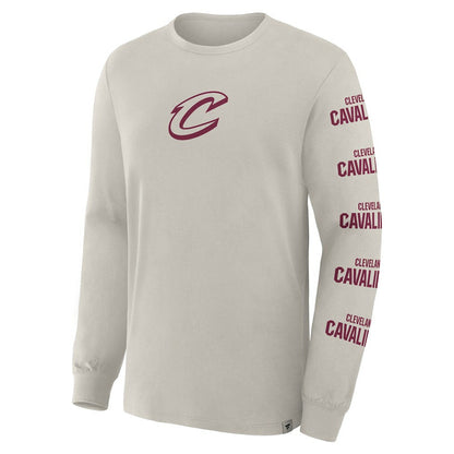 Cleveland Cavaliers Crossover Collection Ball Screen Action Premium Long Sleeve T-Shirt sale - Cream | Fanatics outlet