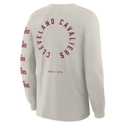 Cleveland Cavaliers Crossover Collection Ball Screen Action Premium Long Sleeve T-Shirt sale - Cream | Fanatics outlet