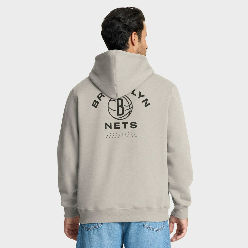 Brooklyn Nets Crossover Collection Blocked Shot Premium Pullover Hoodie - Off White | Fanatics outlet