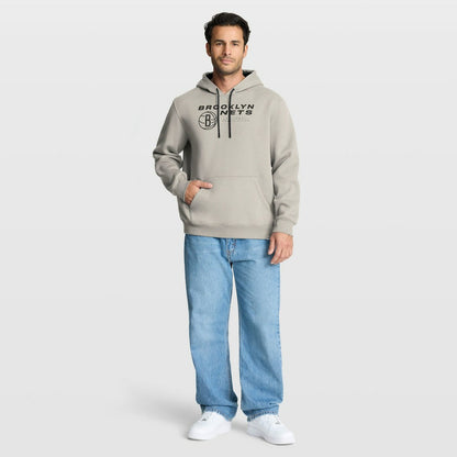 Brooklyn Nets Crossover Collection Blocked Shot Premium Pullover Hoodie - Off White | Fanatics outlet