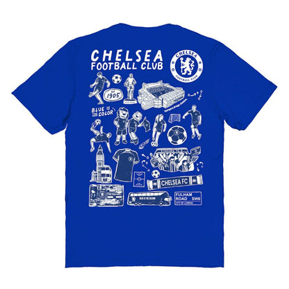 Chelsea Vive La Fete Women's Impressions Artwork T-Shirt - Blue discount