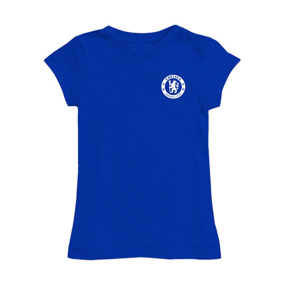 Chelsea Vive La Fete Girls Youth Color Badge Fitted T-Shirt - Blue for sale