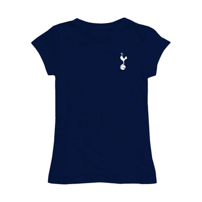 Tottenham Hotspur Vive La Fete Girls Youth Color Badge Fitted T-Shirt - Navy shop