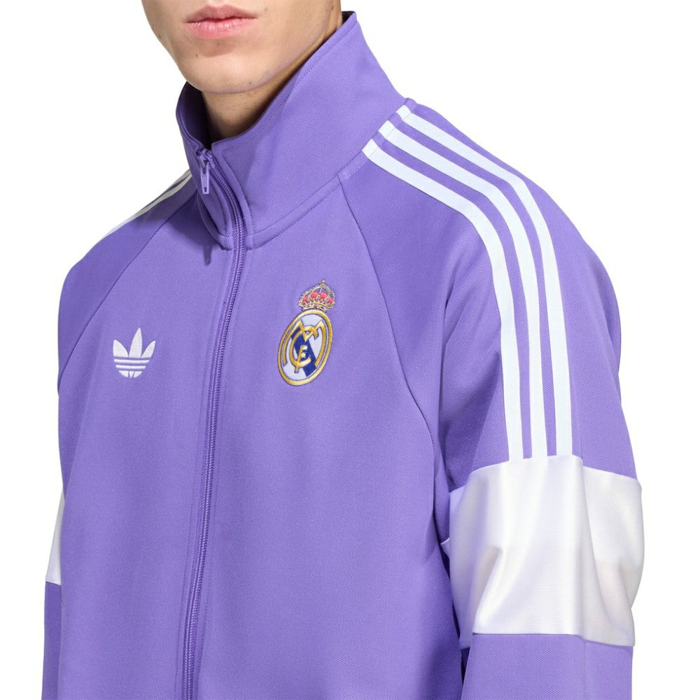 Real Madrid Lifestyler Full-Zip Track Jacket - Purple | Adidas discount