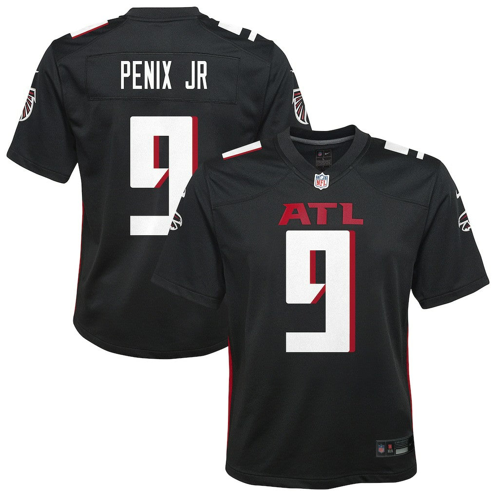 Michael Penix Jr. Atlanta Falcons Youth Team Game Jersey - Black | Nike for sale