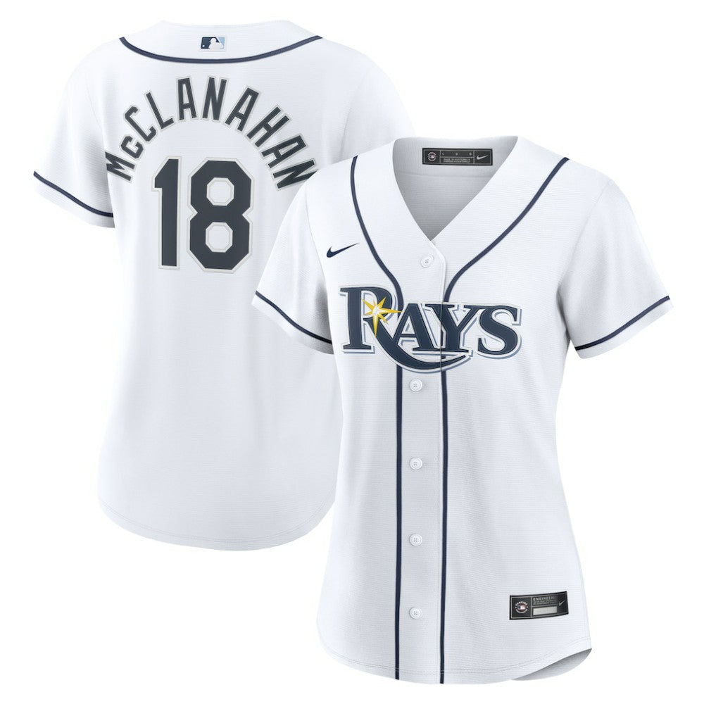 Shane McClanahan Tampa Bay Rays Women's Home Replica Jersey - White | Nike