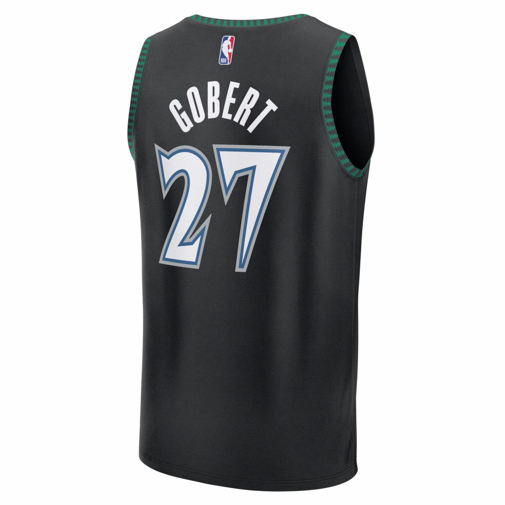 Rudy Gobert Minnesota Timberwolves Fastbreak Jersey - Classic Edition - Black | Fanatics shop