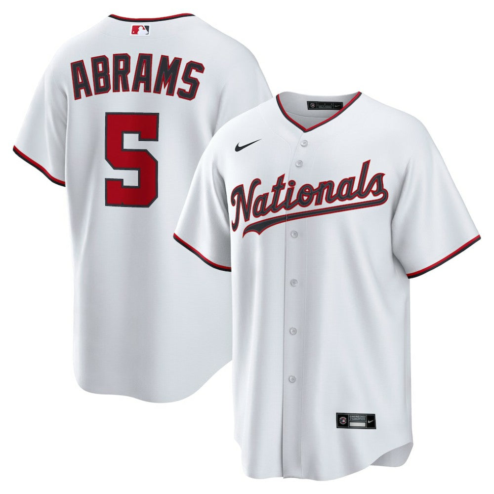 CJ Abrams Washington Nationals Home Replica Jersey - White | Nike
