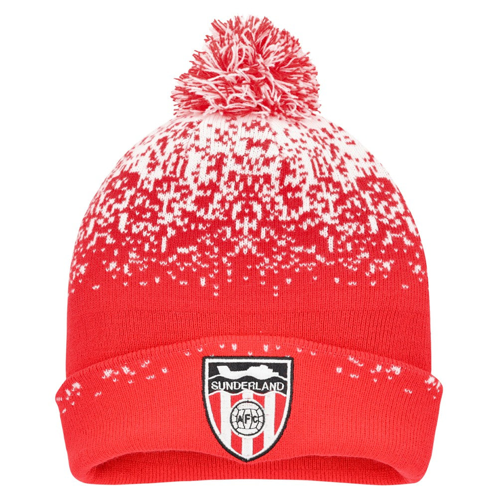 Sunderland Classics Ombre Cuffed Pom Beanie / Red / Unisex on sale