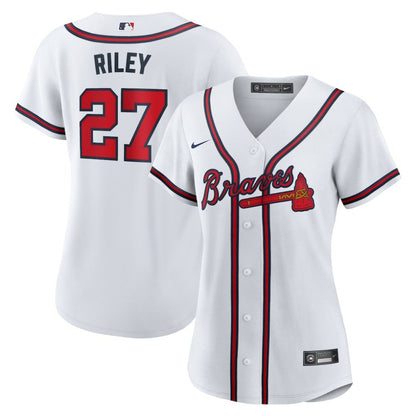 Austin Riley Atlanta Braves Women's Home Replica Jersey - White | Nike