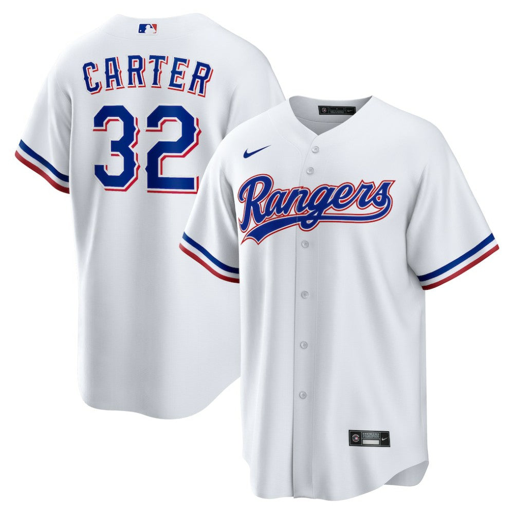 Evan Carter Texas Rangers Home Replica Jersey - White | Nike