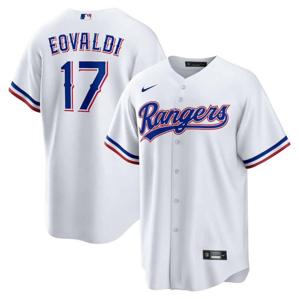 Nathan Eovaldi Texas Rangers Home Replica Player Jersey - White | Nike