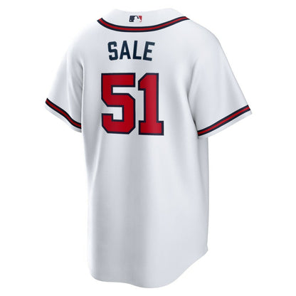Chris Sale Atlanta Braves Home Replica Jersey - White | Nike