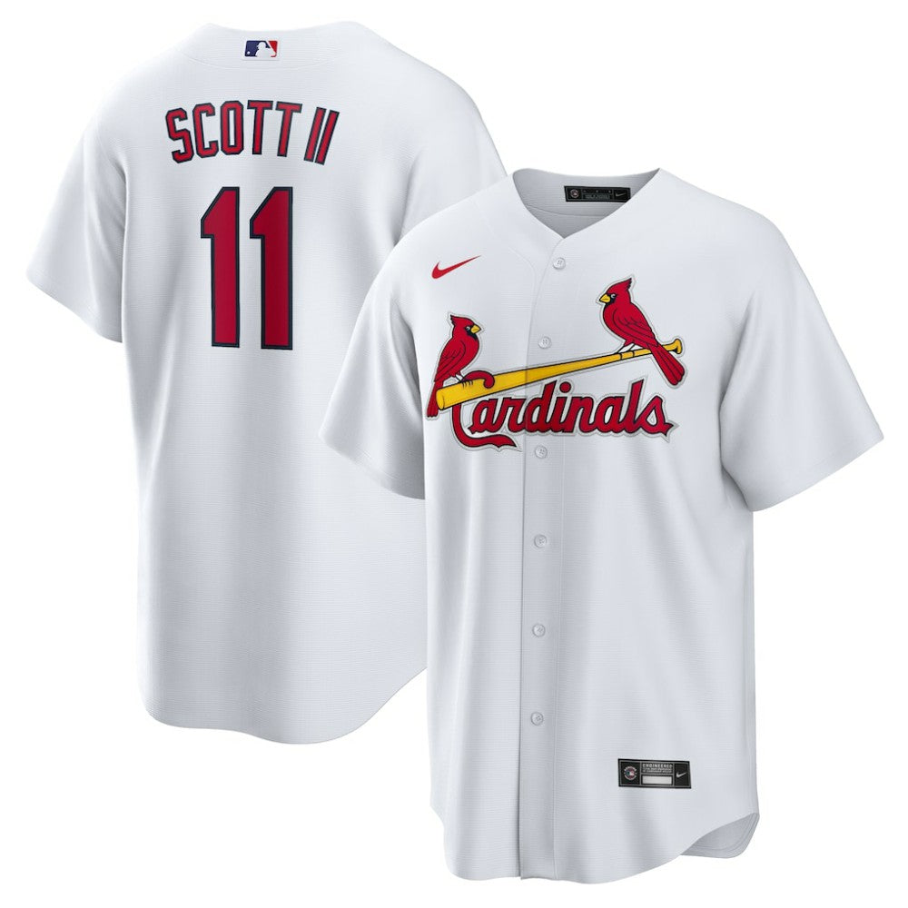 Victor Scott II St. Louis Cardinals Home Replica Jersey - White | Nike