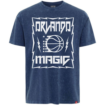 Orlando Magic Sportiqe Unisex Rock & Roll Collection Angus Premium Mineral Wash T-Shirt - Blue on sale