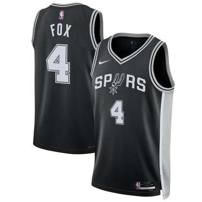 De'Aaron Fox San Antonio Spurs Unisex Swingman Player Jersey - Icon Edition - Black | Nike on sale